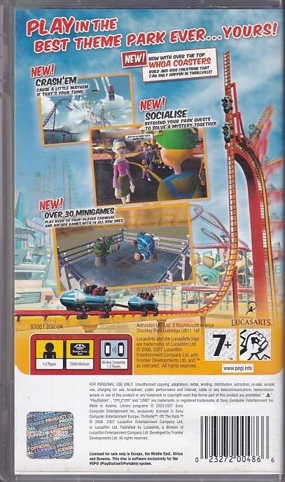 Thrillville Off the Rails - PSP (B Grade) (Genbrug)